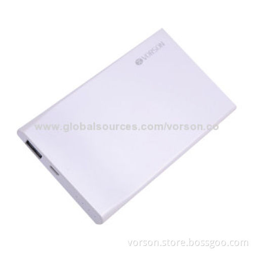 2,500mAh Ultra-thin Power Bank, Only 4.7mmNew